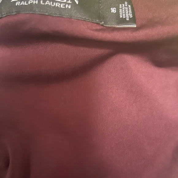 Ralph Lauren Multicolor Paisley Midi Dress Size 16 - Picture 10 of 10